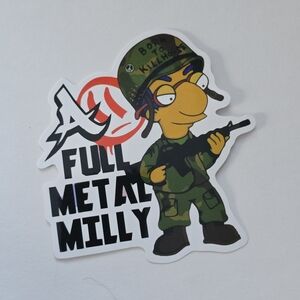 10/$10 Full Metal Milly Sticker